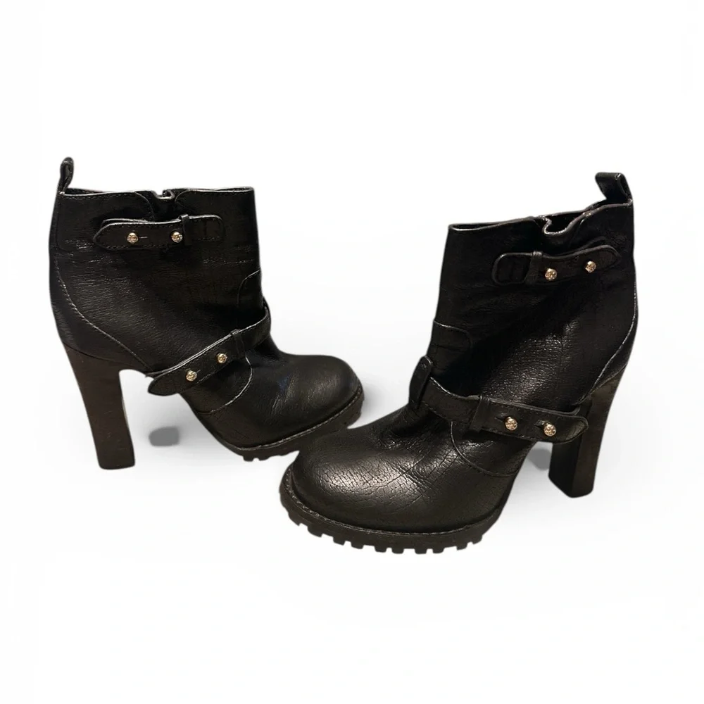Tory Burch Leather Ankle Boots, Like New, Sz 9M